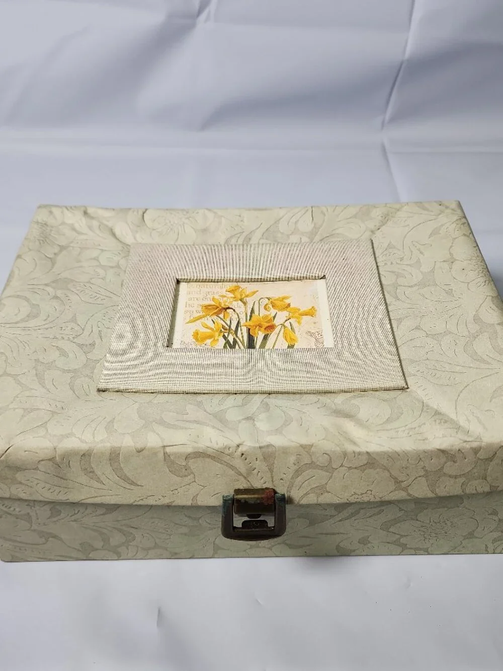 VTG New Seasons Deluxe Note Card Set & Keepsake Box Assorted Botanical Design